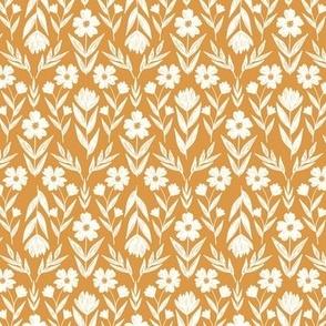 Upside Down Vintage Florals-Gold Large