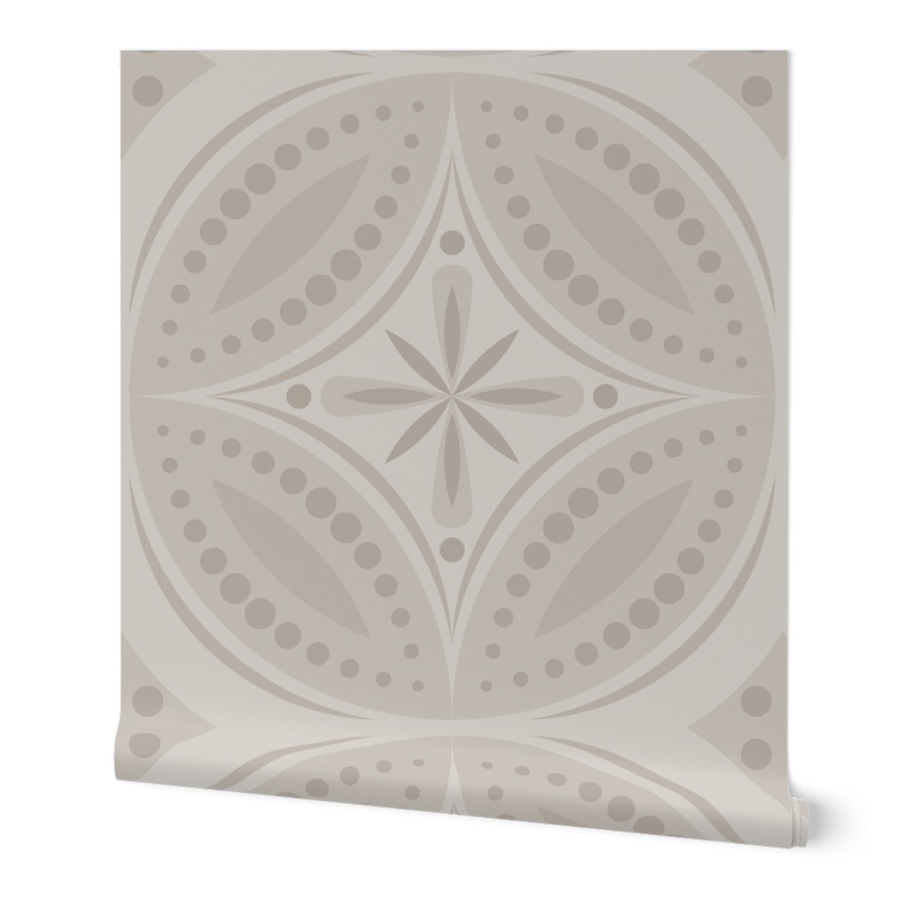 Moroccan Tiles (Pale Warm Gray)