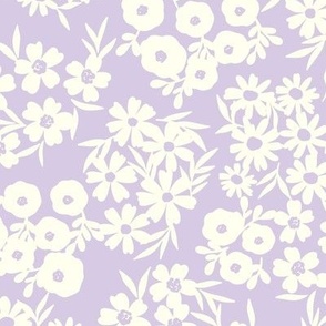 Floral Fields Ditsy-Lavender Large