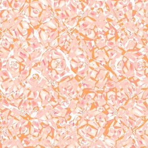 Chaos And Contrast A Feminine Abstract in Peach Fuzz Color Of The Year 8/8