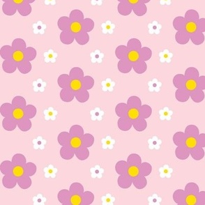 Retro Pink Flower