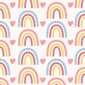 Spring Boho Rainbow Pattern – Large