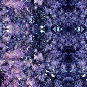 Violet crystals - small print