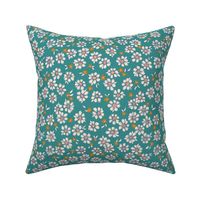 Dorthea Floral bright green LARGE 10 x10 inch