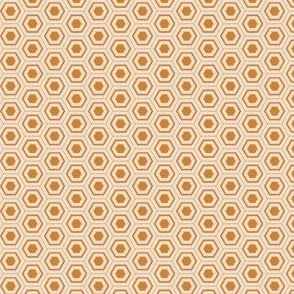 Orange and tan abstract design