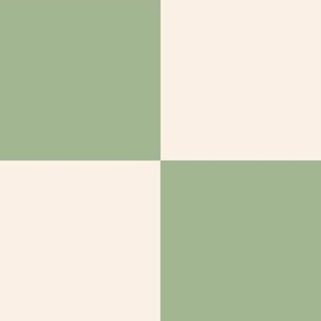 green clay checkerboard
