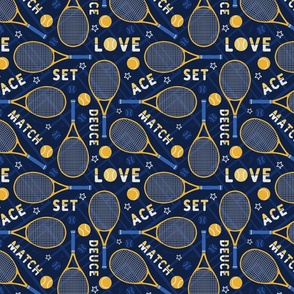 Tennis Rackets and Balls - Small Scale
