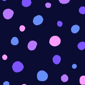 Dot splatter - Jumbo - Purple