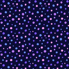 Dots Splatter - Small - purple