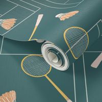 Court Game Badminton