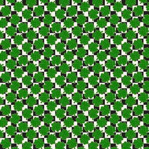 St Patricks Day Lucky Cookies Checker BG - XS Scale