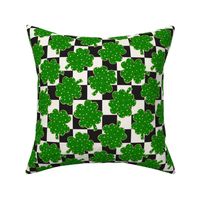 St Patricks Day Lucky Cookies Checker BG - Medium Scale