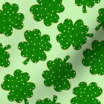 St Patricks Day Lucky Cookies Green BG - Medium Scale