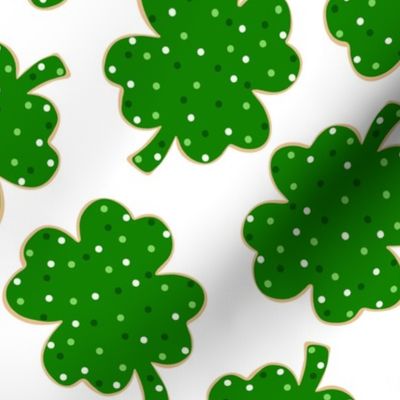 St Patricks Day Lucky Cookies White BG - Large Scale