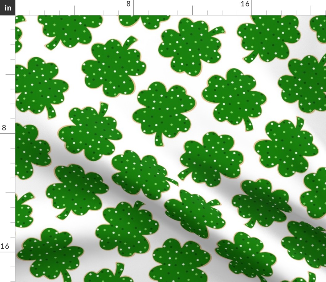 St Patricks Day Lucky Cookies White BG - Large Scale