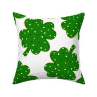 St Patricks Day Lucky Cookies White BG - XL Scale
