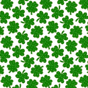 St Patricks Day Shamrock and Lucky Cookies White BG - Medium Scale