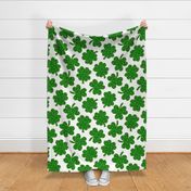 St Patricks Day Shamrock and Lucky Cookies White BG - XL Scale