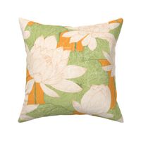 Waterlily Orange Large