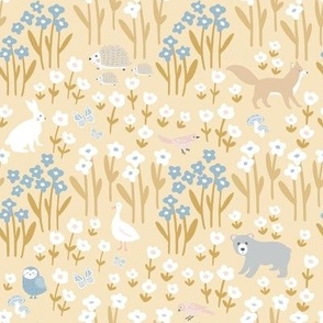 my cute wild life animals cream - large scale