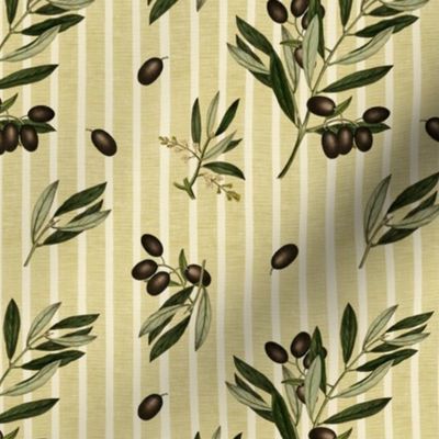 OLIVE STRIPE SMALL - OLIVE TREE COLLECTION (KIWI)