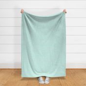 Green and white Pastel Stripes Small half inch horizontal lines / Striped pale light green for baby girl or boy nursery