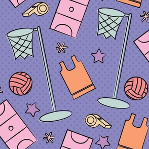 Basketball Pattern Fabric, Wallpaper and Home Decor