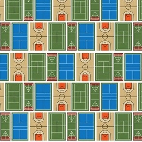 (small scale) sport courts