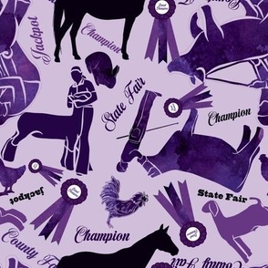 champion pattern in purple