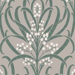  1896 Vintage "The Callum" by C.F.A. Voysey - in Tan with White Berries