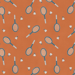 Vintage Badminton – Court Sports Pattern Design