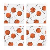 Basketball Abstract Modern Minimalism Court Sport