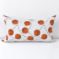 Basketball Abstract Modern Minimalism Court Sport