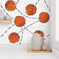 Basketball Abstract Modern Minimalism Court Sport