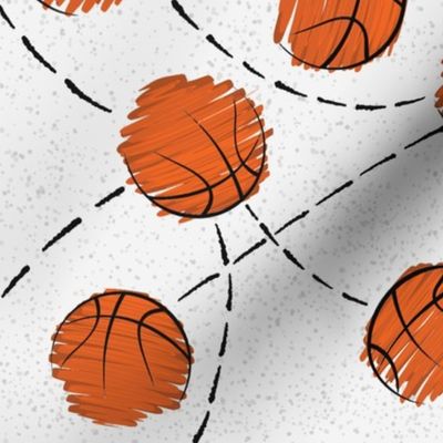 Basketball Abstract Modern Minimalism Court Sport