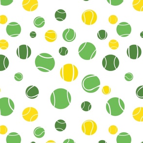 Bouncing Tennis Balls