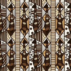 Giraffes abstract pattern