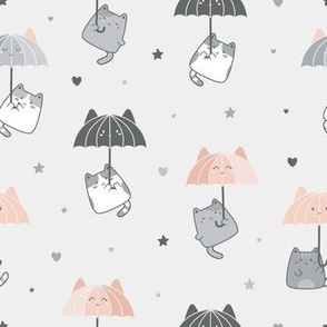 Cats and Umbrellas