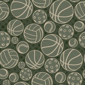 Sports balls | green | small