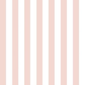 Neutral Peachy Pink Thick Stripes (Pressed Floral Collection)
