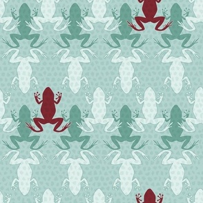 Frog light green/ red