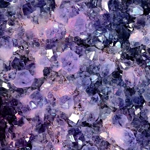 violet crystals - large print