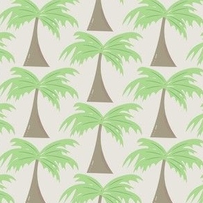 Palm tree on light tan background