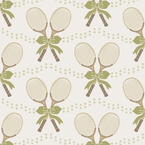 Rackets and Bows green