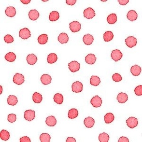 Red Polka dots 150dpi