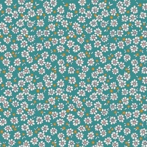 Dorthea Floral bright green SMALL