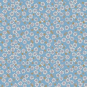 Dorthea Floral light blue SMALL 4x4 inch