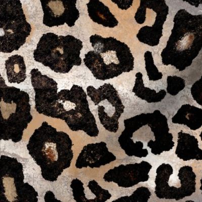 Snow Leopard Abstract