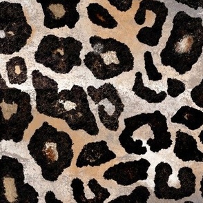 Snow Leopard Abstract