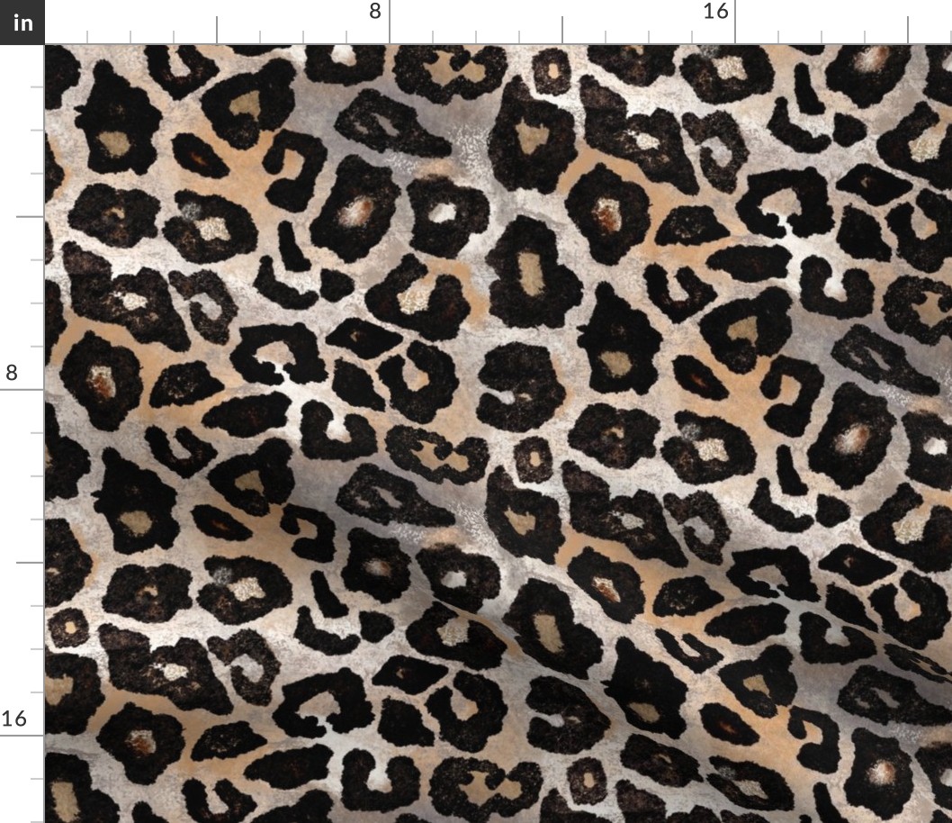 Snow Leopard Abstract